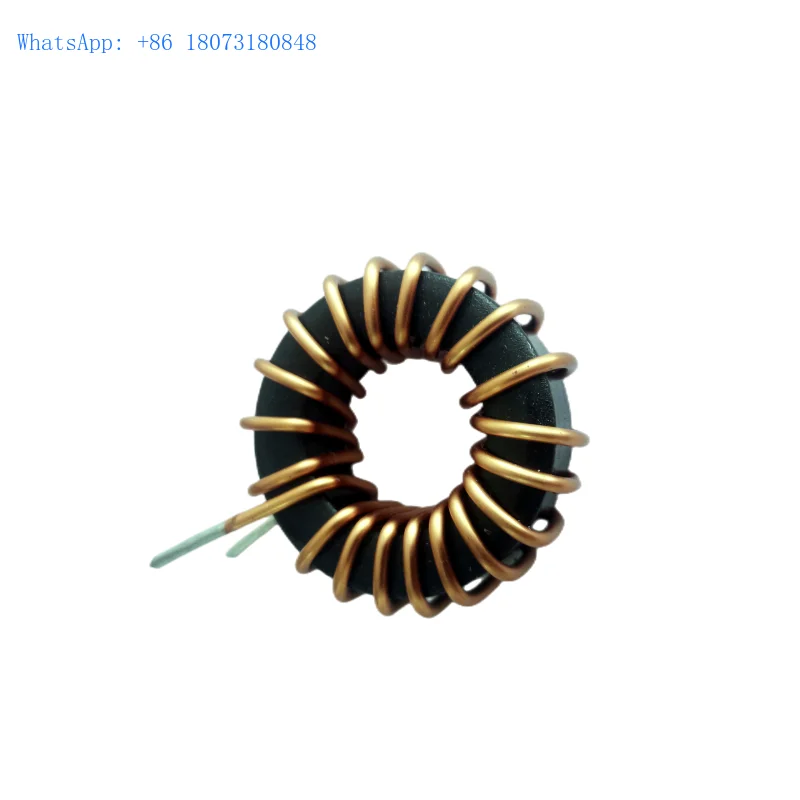 T90-125 induktansi cincin aluminium Ferrosilicon kualitas tinggi diameter garis induktansi 0.9MM * 2 koil induktor daya Toroidal