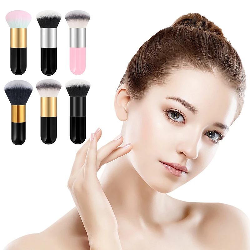 1 قطعة فرش ماكياج كبيرة الحجم كريم الأساس فرشاة لمساحيق التجميل لينة الوجه أحمر الخدود فرشاة المهنية مستحضرات التجميل الكبيرة أدوات تجميل #3