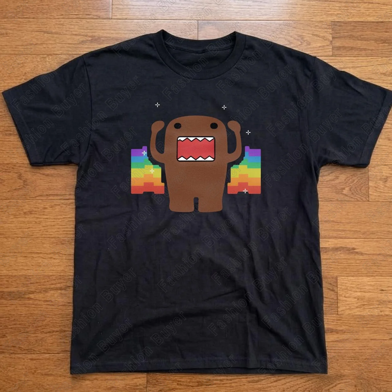 Domo Snacktime Girls T-Shirt Unisex Best Sellers Digital Printing Women Men Oversized Y2k Street Hip Hop High Quality Clothing