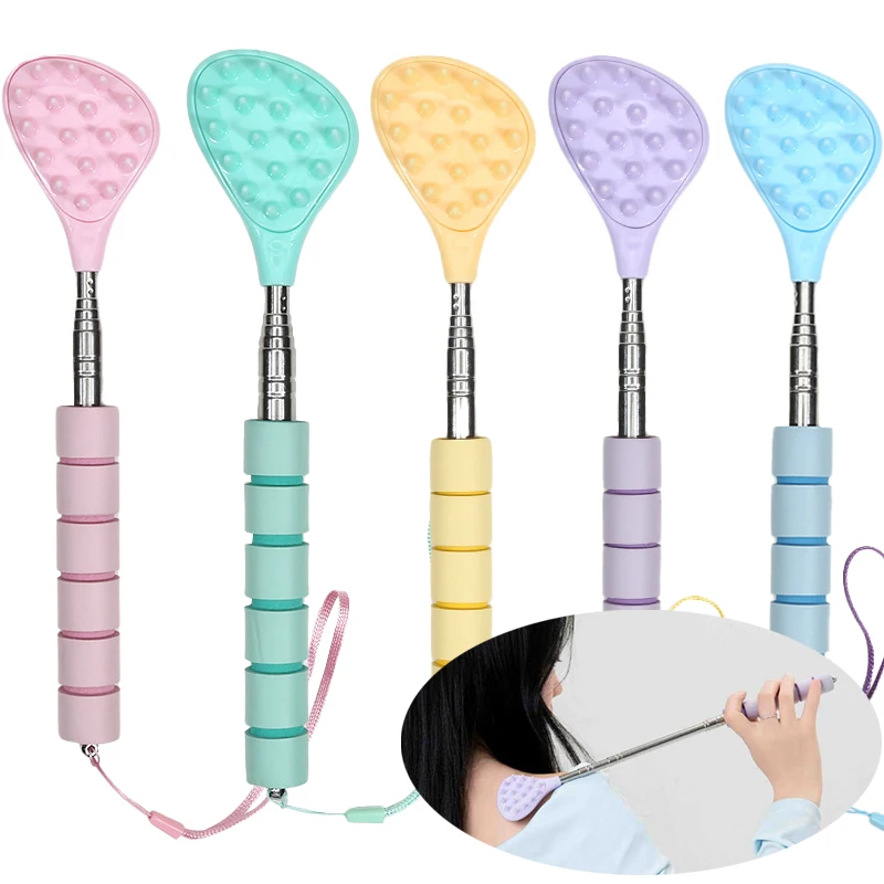 

Tickle Scratch Itchy Scratch Portable Scratcher Telescopic Scalable Scratch Back Scratch Tool Portable Point Massage Stick