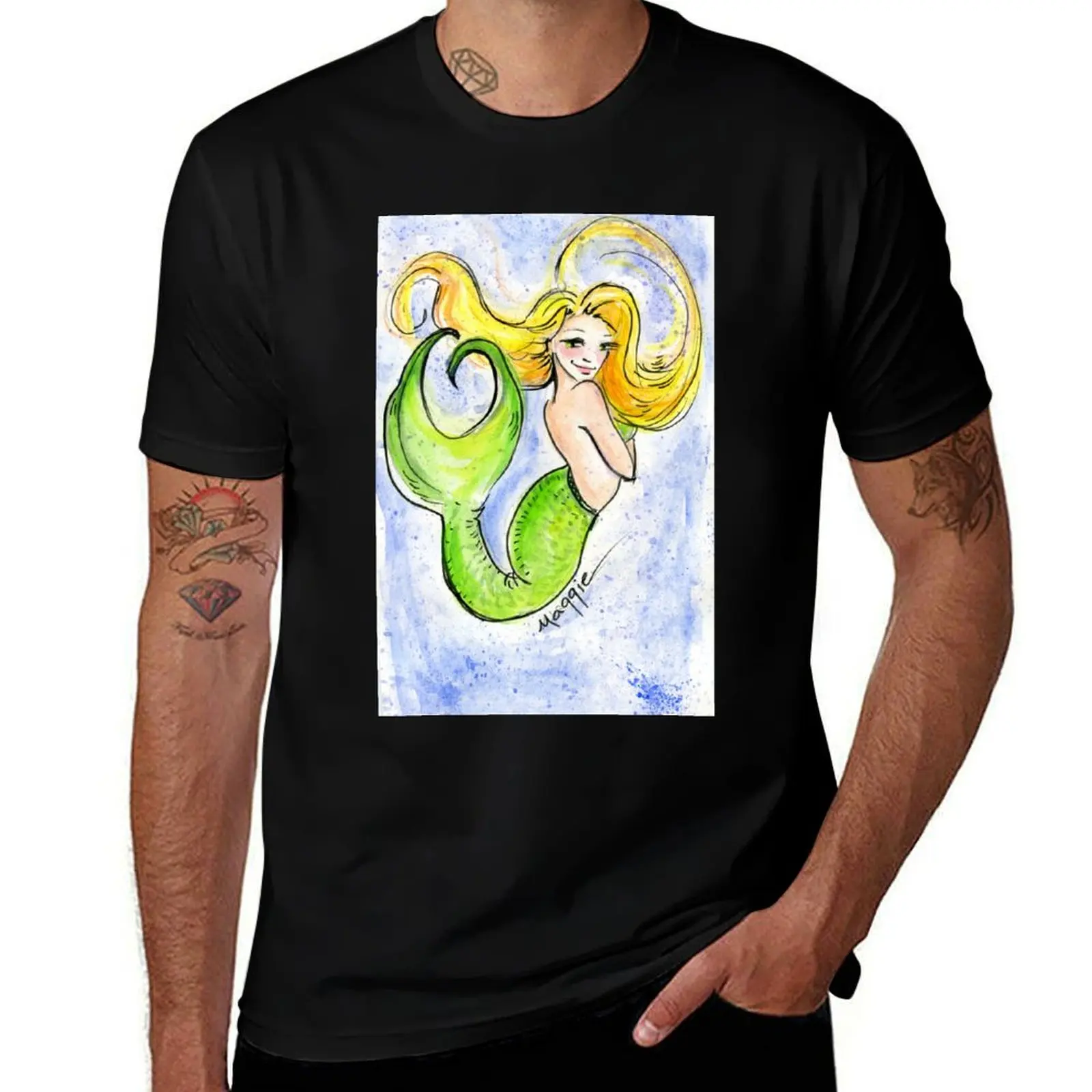 

Mermaid Sparkles T-Shirt funny gifts graphic shirts plus sizes heavyweight t shirts for men