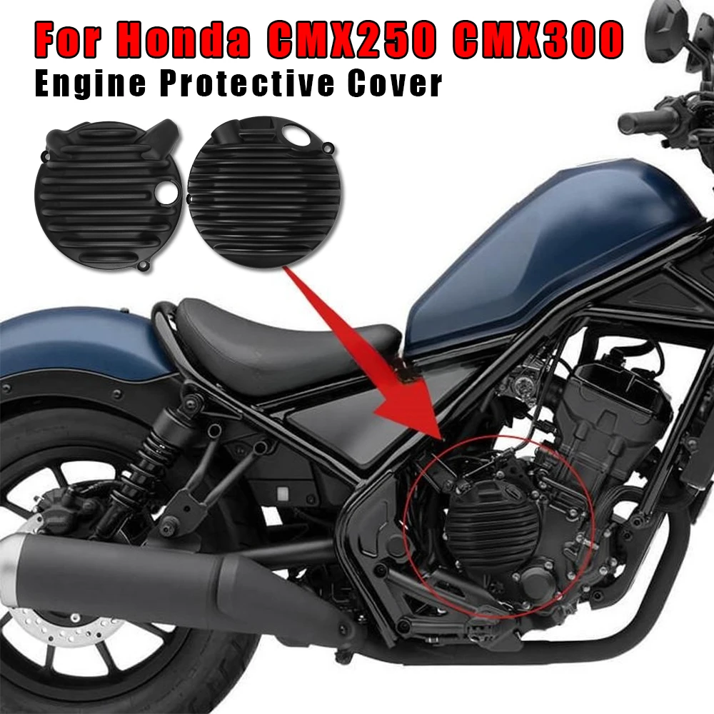 

For Honda Rebel CMX250 CMX300 CM CMX 300 250 500 CL300 CL500 Engine Cover Protection Side Frame Silder Motorcycle Accessories