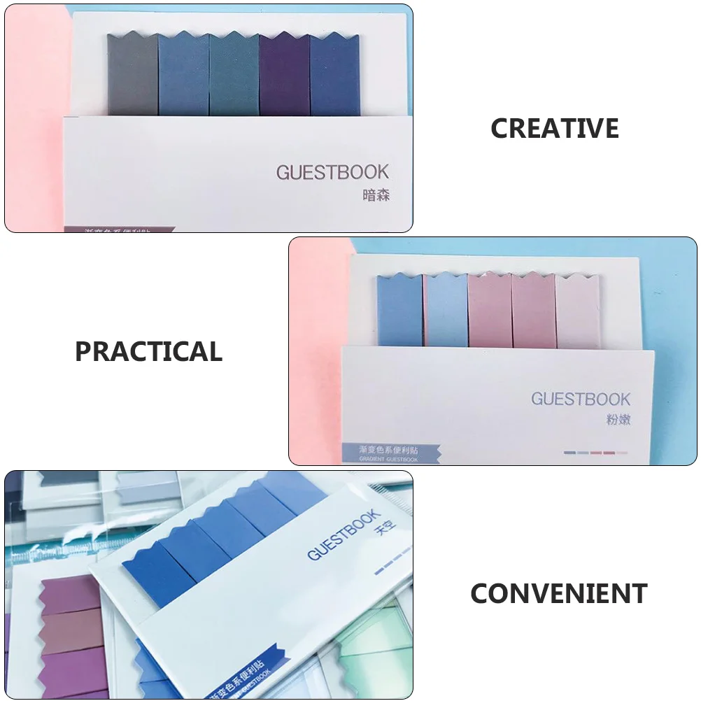 ป้ายมาร์กเกอร์หน้าแบบสร้างสรรค์ 10 ชิ้น สีสันสดใส สำหรับจัดเรียงรายการสิ่งที่ต้องทำ อุปกรณ์สำนักงาน น้ำหนักเบา ใช้งานได้จริง