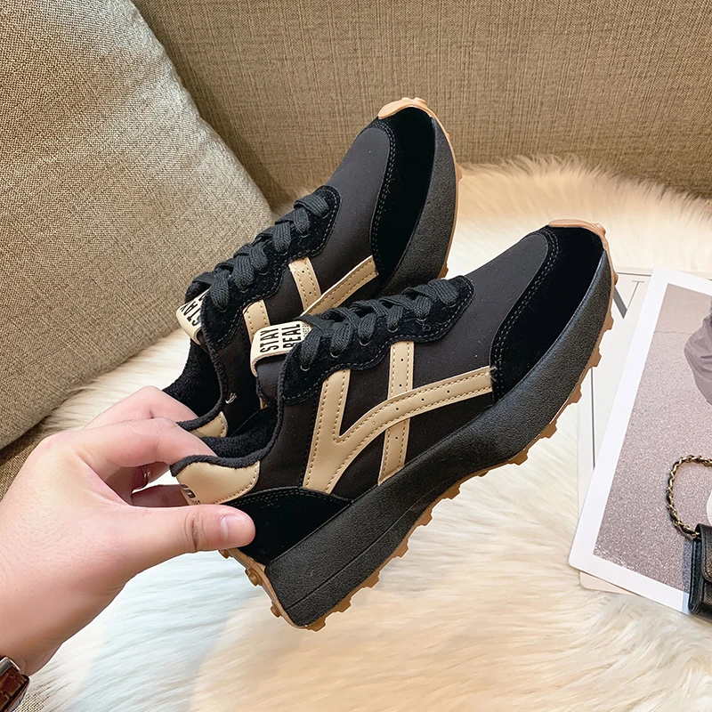 Sneakers Shoes Women's Spring Daddy Shoes 2023 New German Training Shoes Retro Casual Sports Shoes