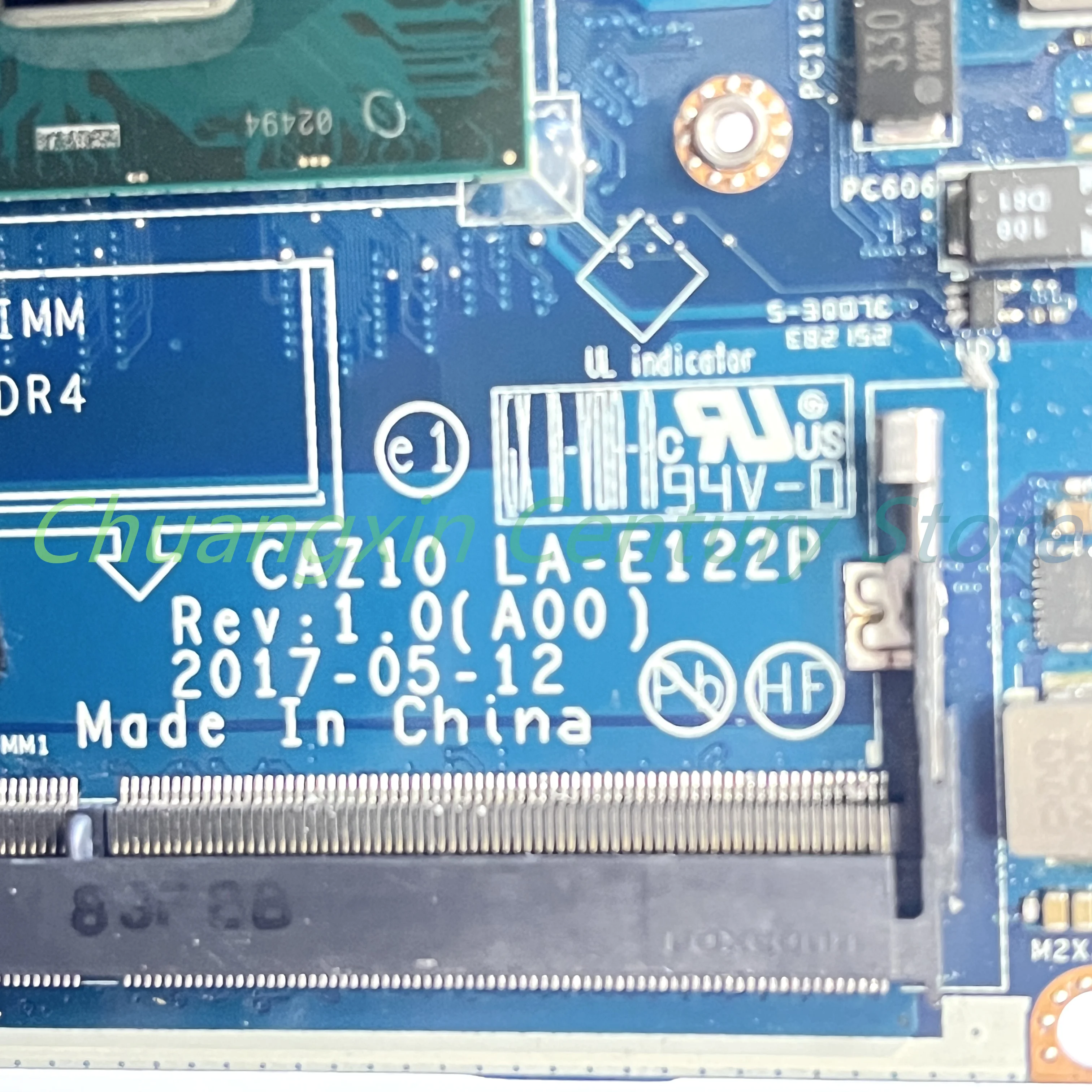 For DELL Latitude 7280 7380 Laptop motherboard CAZ10 LA-E121P LA-E122P  with I3 I5 I7-6th/7th Gen CPU 100% Tested Fully Work