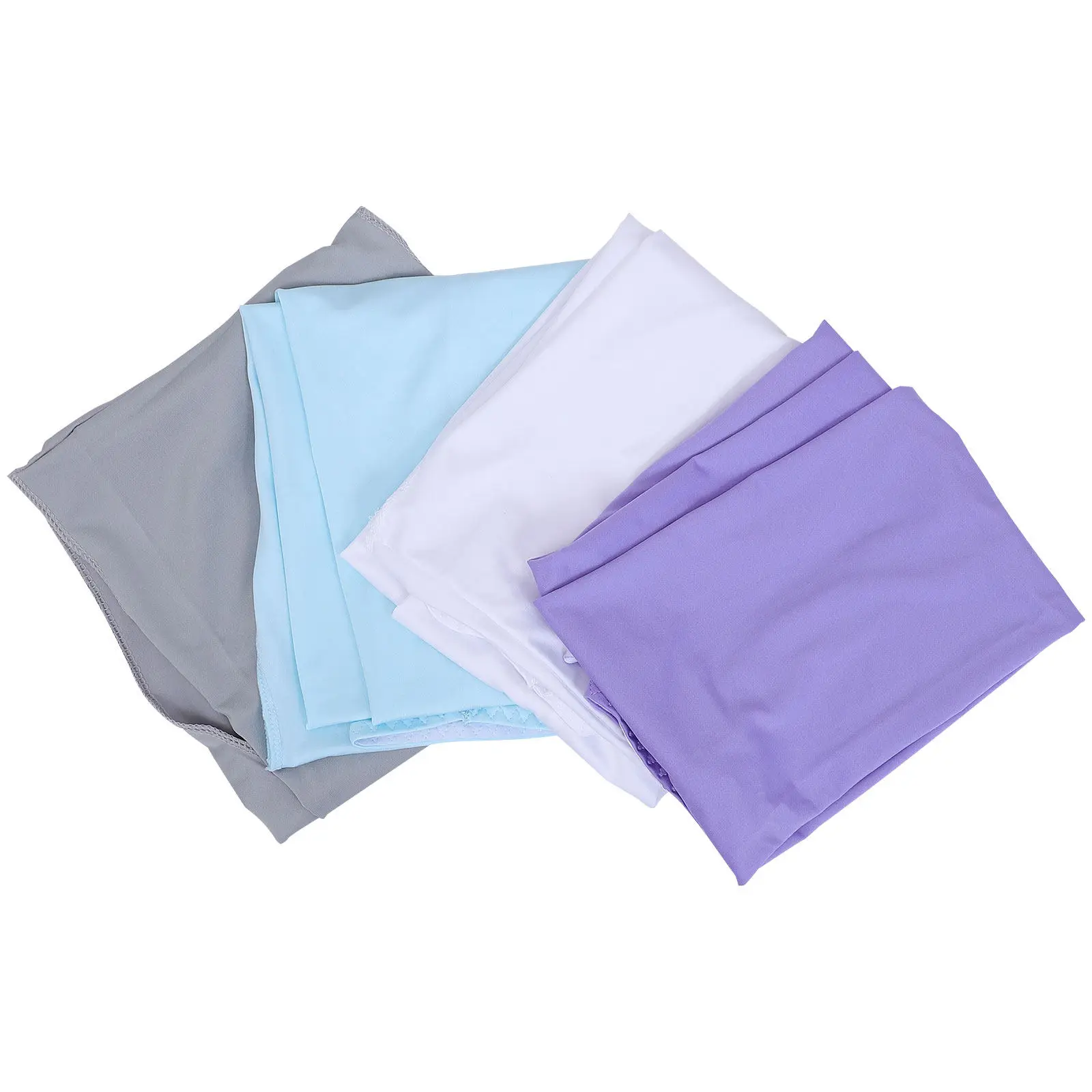 4-個の日焼け防止ショールスリーブ軽量弾性アームプロテクター運転サイクリングランニング屋外紫外線保護冷却用