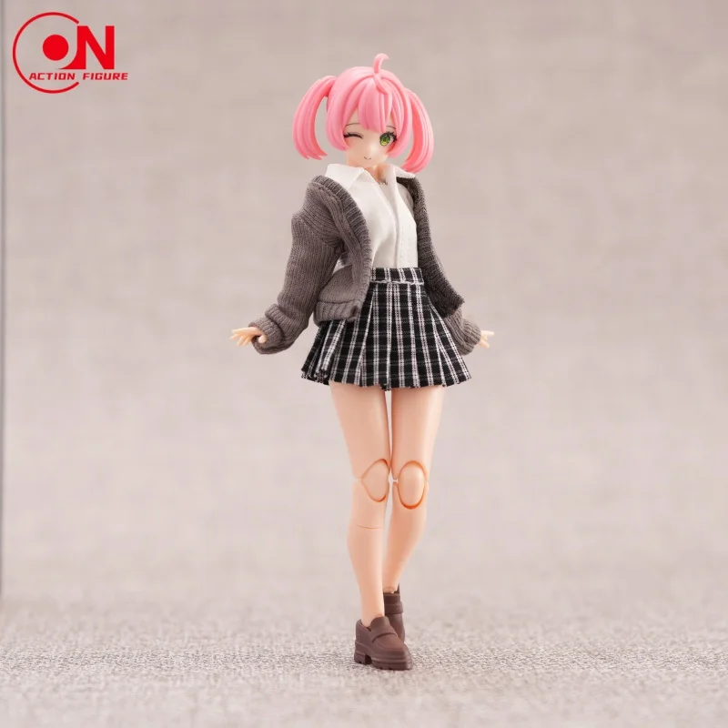 1/12 مقياس 99S سلسلة فتاة زي مدرسي تي شيرت تنورة طويلة قصيرة الجوارب الملابس مجموعة صالح 6 بوصة أنثى الجندي عمل الشكل دمية #4