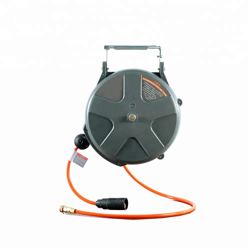 

Wall Mounted Automatic Retractable Spring Loaded Air Hose Reel