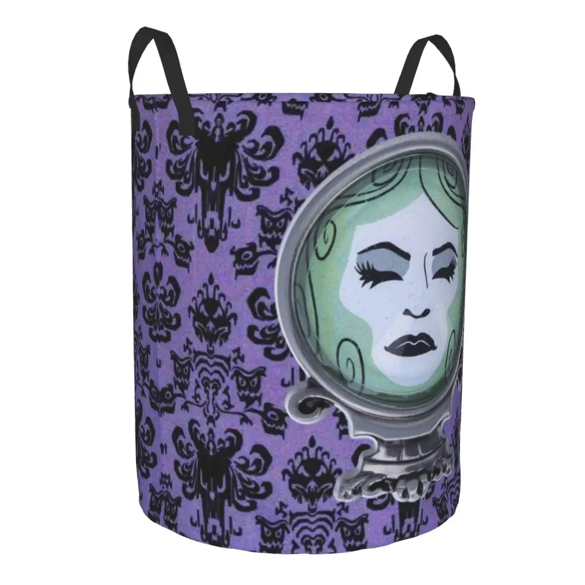 Haunted Mansion Purple With Madame Laundry Hamper Large Clothes Storage Basket Halloween Ghost Toy Bin Organizer for Kids