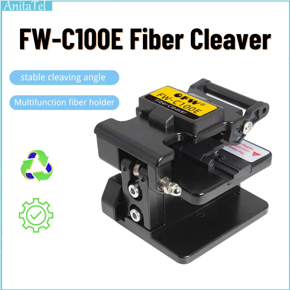 

Нож для резки кабеля FW-C100E Инструменты для оптического волокна FTTH 12, лезвие поверхности, металлический материал