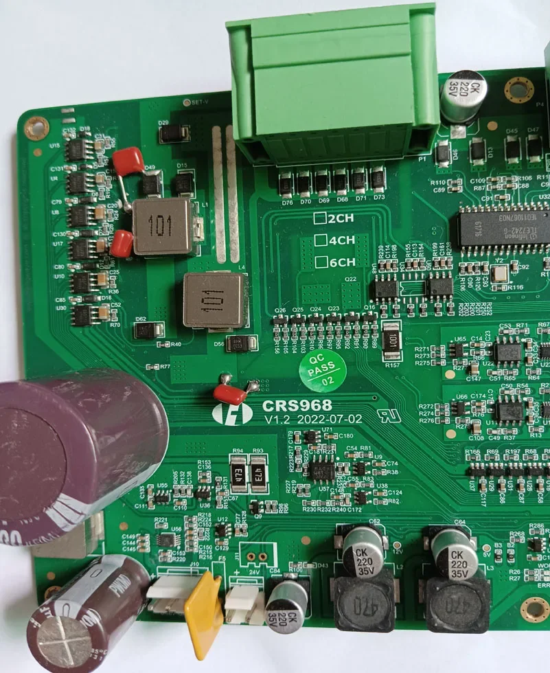 Actualización 968 del sistema de prueba de riel común, placa base PCBA para sistema CRS con función de codificación QR IQA