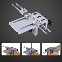 Drill Guide Jig 6/8/10mm Punch Locator Cabinet Hardware Jig with 3 Drill Bits for Woodworking Furniture Door Cabinet Drilling