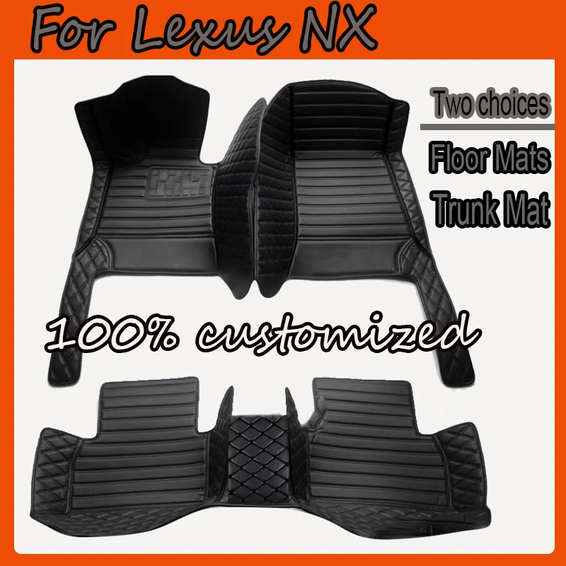 

For Lexus NX 2021 2020 2019 2018 2017 2016 2015 Car Floor Mats Carpets Auto Accessories Protect For NX200 NX200t NX300 NX300h