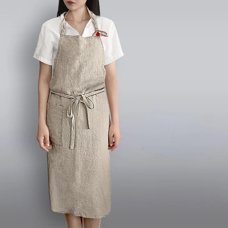 New 2022 Style Apron Female Fashion Style Studio Male Milk Tea Nail Florist Japanese Commercial Art Work Clothes