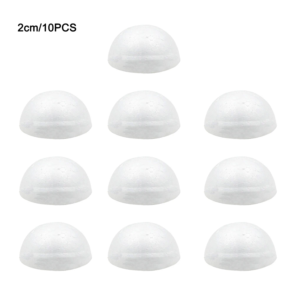 Hemisphere Foam Ball DIY Decoration 2-7cm Blank Round Christmas Durable Ornaments Parties Polystyrene Scene Set