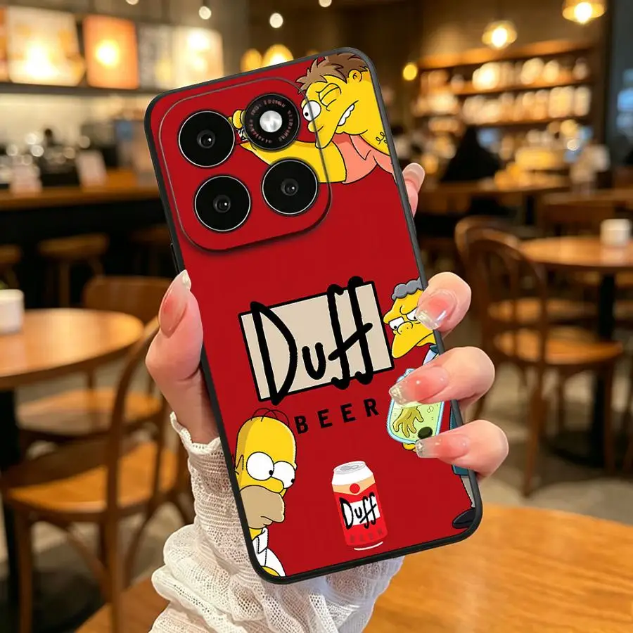Cartoon Simpson Case for Motorola G96 G22 G50 G71 Edge 70 50 40 20 Pro 30 Lite S30 G32 G51 G73 G60s G53 G30 G52 G85 G86 Phone view 5