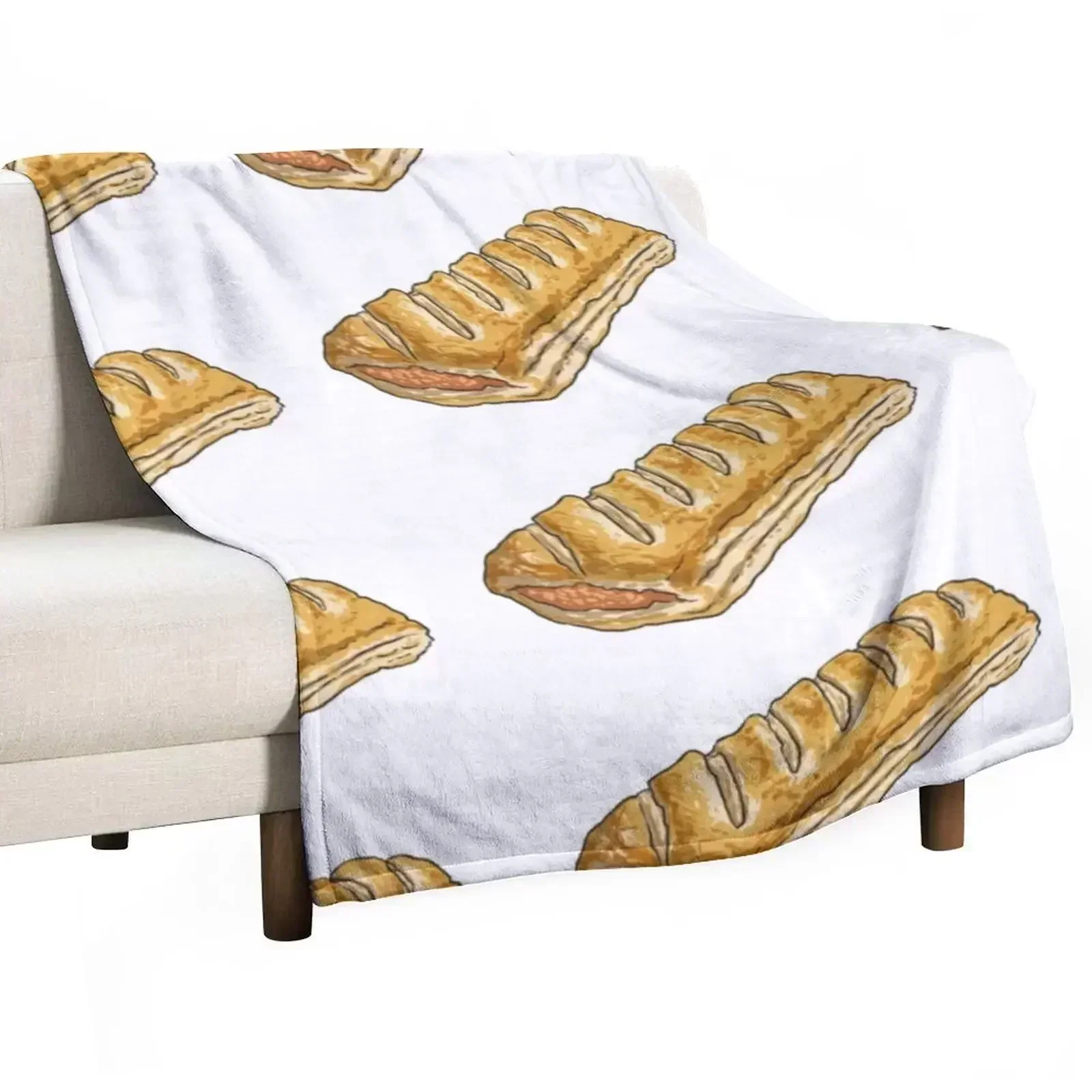 

Sausage Roll Throw Blanket Retros Tourist Beach blankets ands Blankets