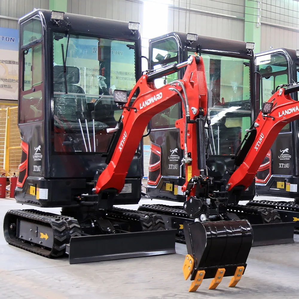 

Chinese Small Excavator Euro 5 Engine Agricultural Minikoparka 3.5 Ton Kubota Engine Bagger Household Micro Digger CE Customized