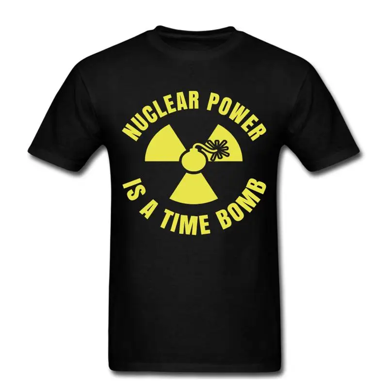 

Nuclear power is a time bomb warning energy chemicals T shirt tee