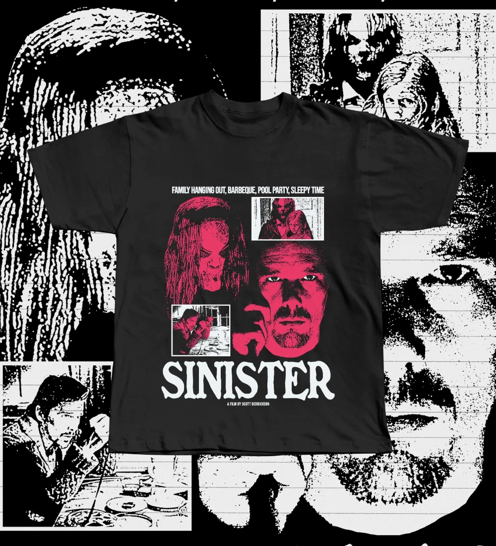 Dangerous Movie Themed T-shirt - Mr. Buji Pattern T-shirt, Horror Movie Merchandise Gift Streetwear Tops