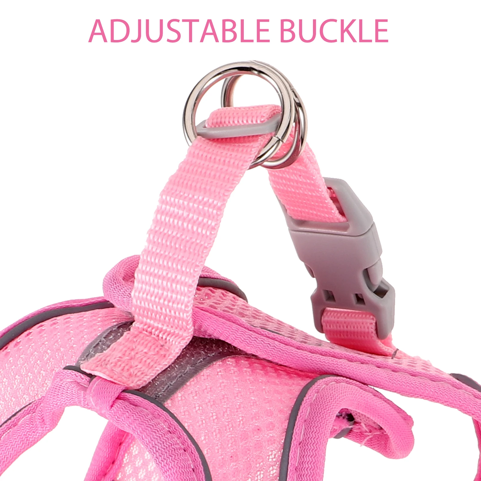 

Pet Reflective Strap Dog Harnesses for Dogs Breathable Training Puppy Polyester Small Little