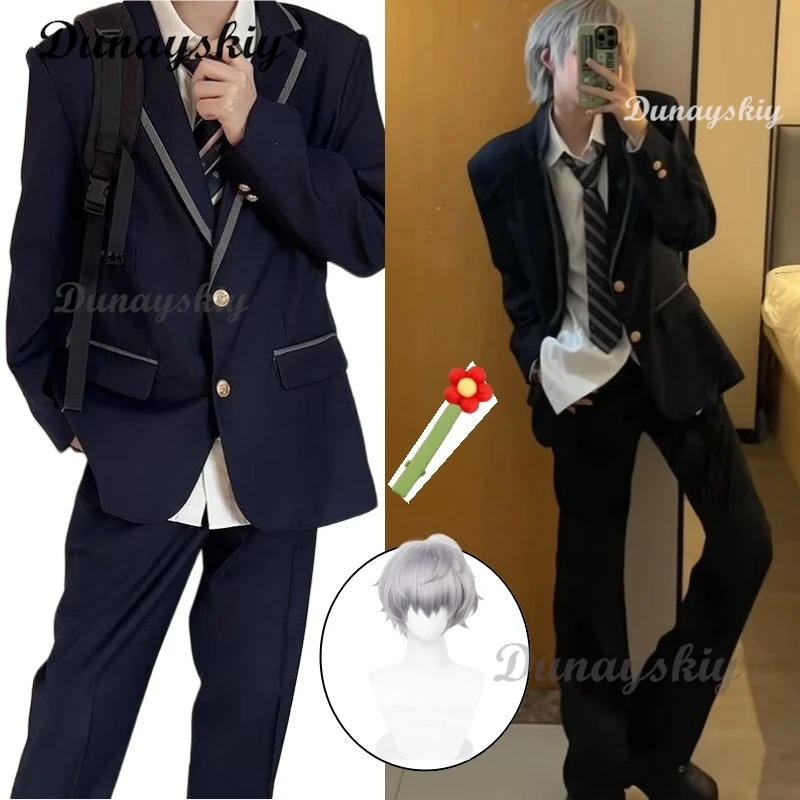 Alien STAGE Ivan hasta Cosplay coreano DK uniforme escolar abrigo pelucas sombreros para hombre mujer Halloween Navidad Cos personalizado