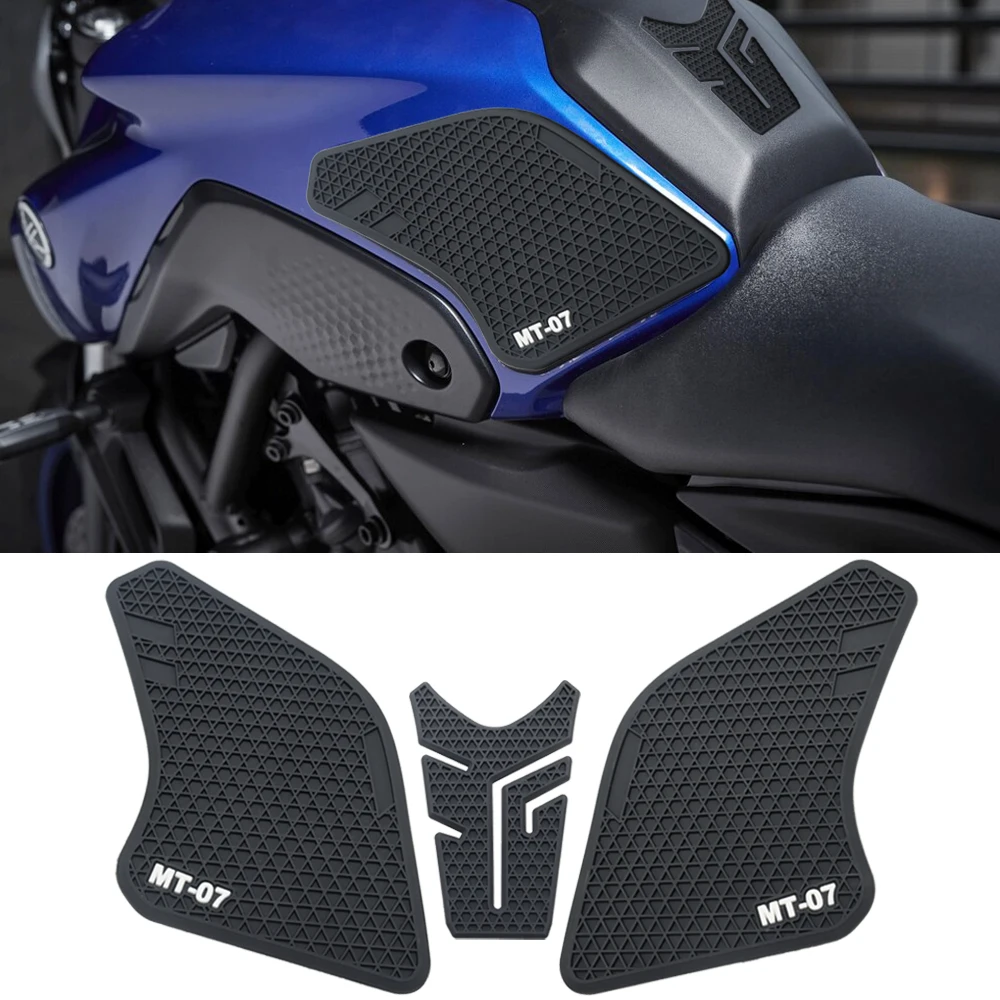 

Motorcycle Protector Anti slip Tank Pad Sticker Gas Knee Grip Traction Side Decal For Yamaha MT-07 MT07 MT 07 2021 2022