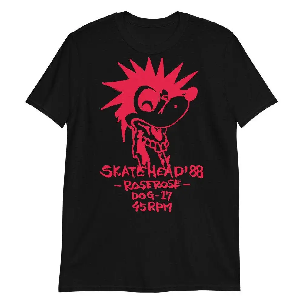 Rose T Shirt SKATEHEAD Skatecore Japanese Hardcore Punk