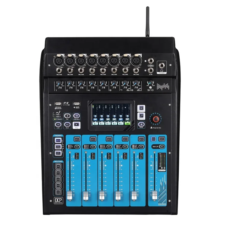 M12 12 Channel Digital Mixer Professional DJ Controller