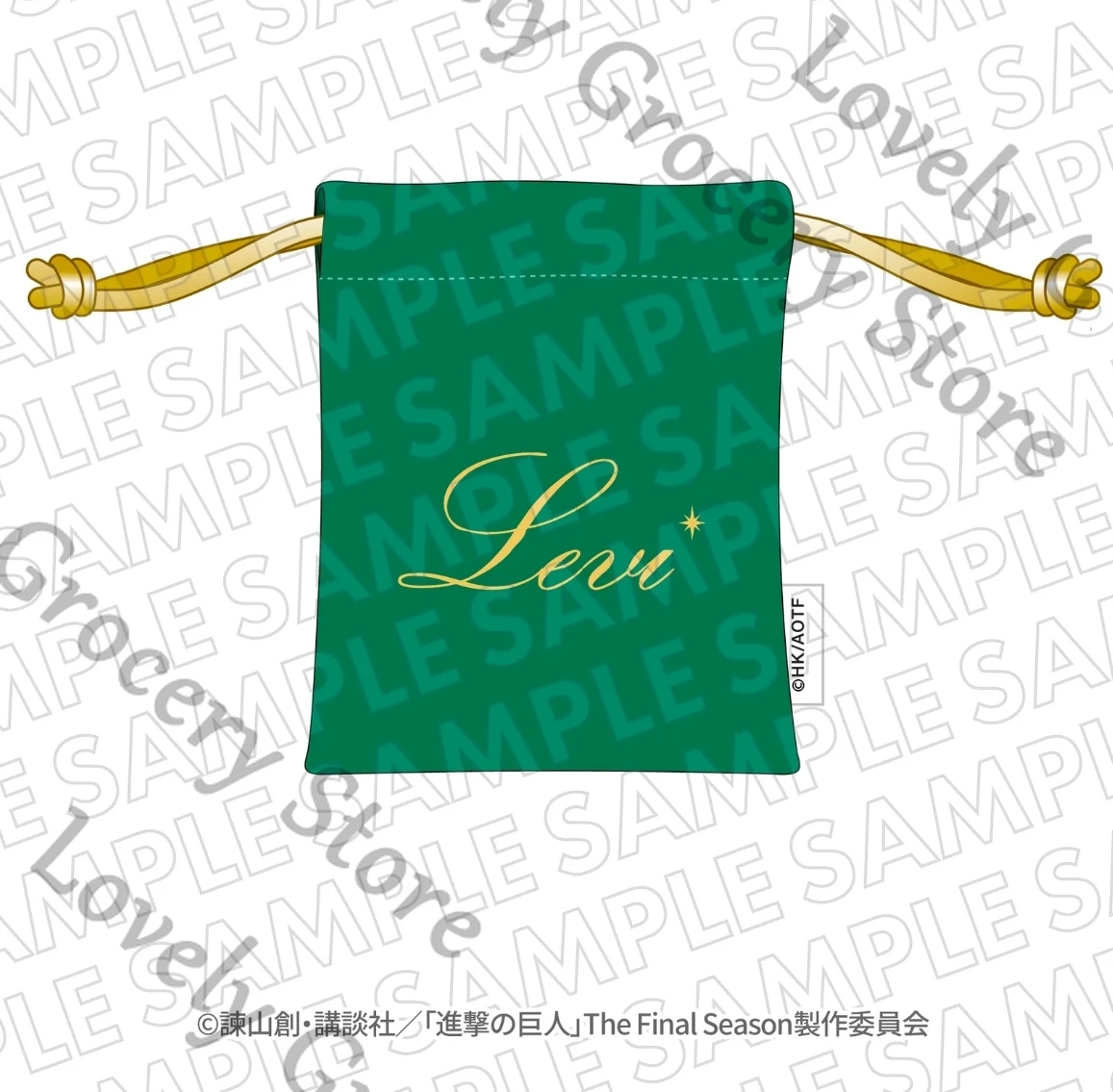 

Anime Attack on Titan Levi Ackerman Shingeki No Kyojin Cosplay Drawstring Bag Accessory Hair Tie Ponytail Holder Ornament Gift