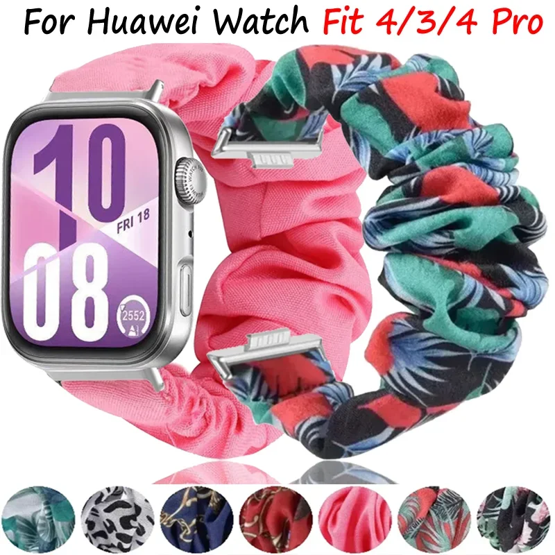Nylon-elastisches Schlaufenarmband für Huawei Watch Fit 4, Pro, atmungsaktiv, bequem, langlebig, Armband für Huawei Watch Fit 3/4 Zubehör