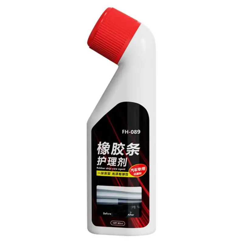 

Rubber Restorer 80ml Rubber Parts Refurbish Agent Repair Fluid Interior Care Restorer For Rubber Parts Rubber Strip Belt Seal