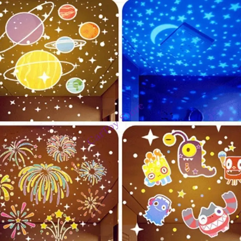 634f Projector Night Light с заменой фильмов Proctor для детской комнаты спальни подарки Фото №3