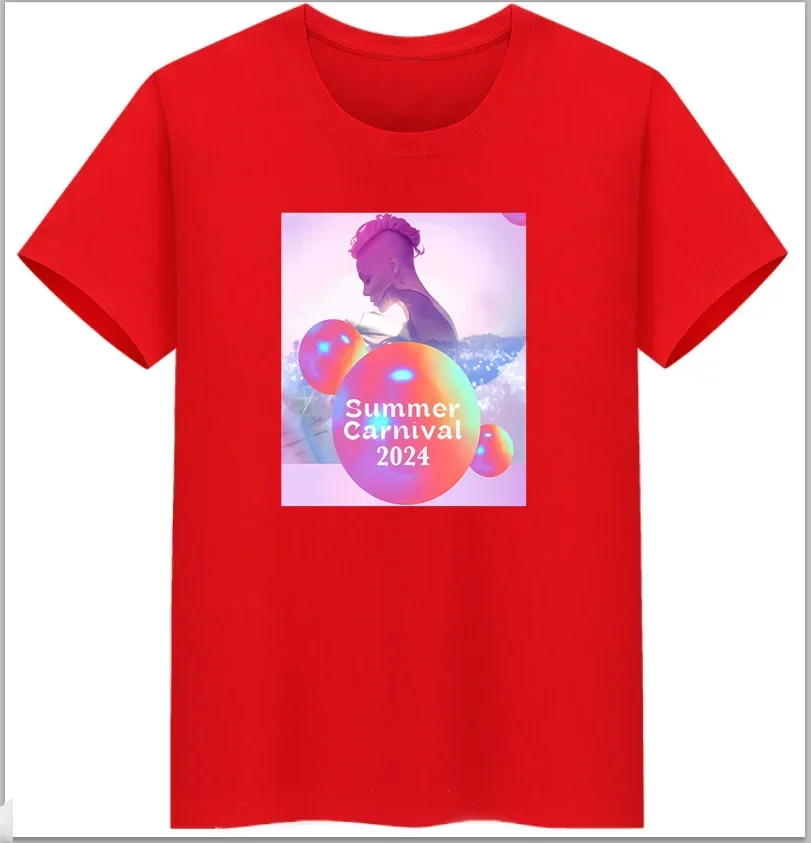 Cotton 100% P!nk Summer Carnival Tour  Pink Tour 2024  Iconic P!nk Merch T-shirt Aesthetic Clothes Oversized T Shirt  Tops Tees