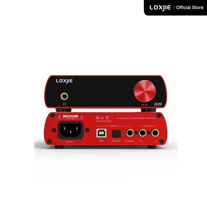 LOXJIE D20 HIFI Audio digitale DAC e amplificatore per cuffie utilizza Chip DAC AK4497 supporto DSD512 PCM 32bit/768kHz