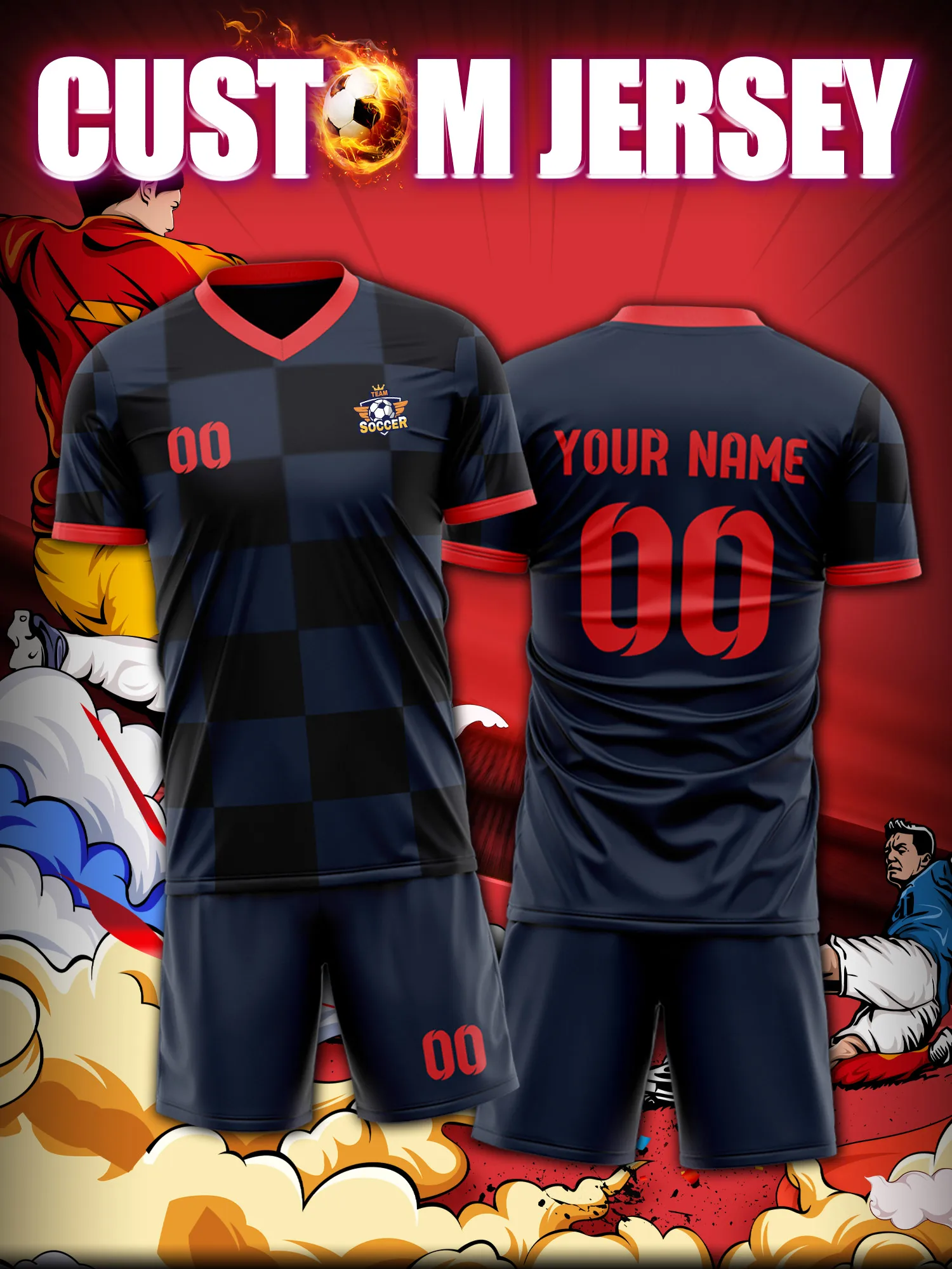 

Спортивные футболки с V-образным вырезом для мужчин и женщин 2026 года с индивидуальным именем и номером, быстросохнущие, модные, с технологией сублимации