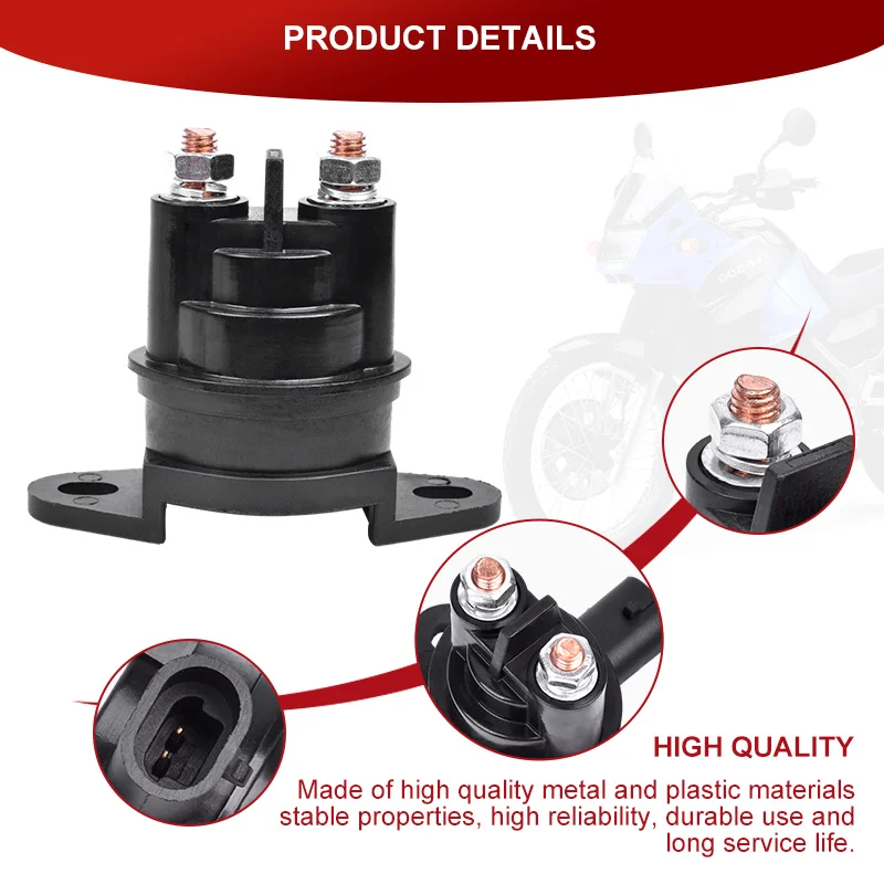 

Starter Solenoid Relay Switch 278001376 278001766 for Sea-Doo Sportster718 LT720 3DRFI 800 SPX800 278001802 278002347 278003012