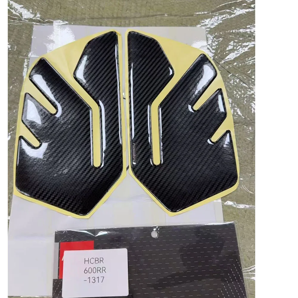 

Motorcycle Carbon Side Tank Pad Protection Knee Grip for Honda CBR 600RR 2013-2017