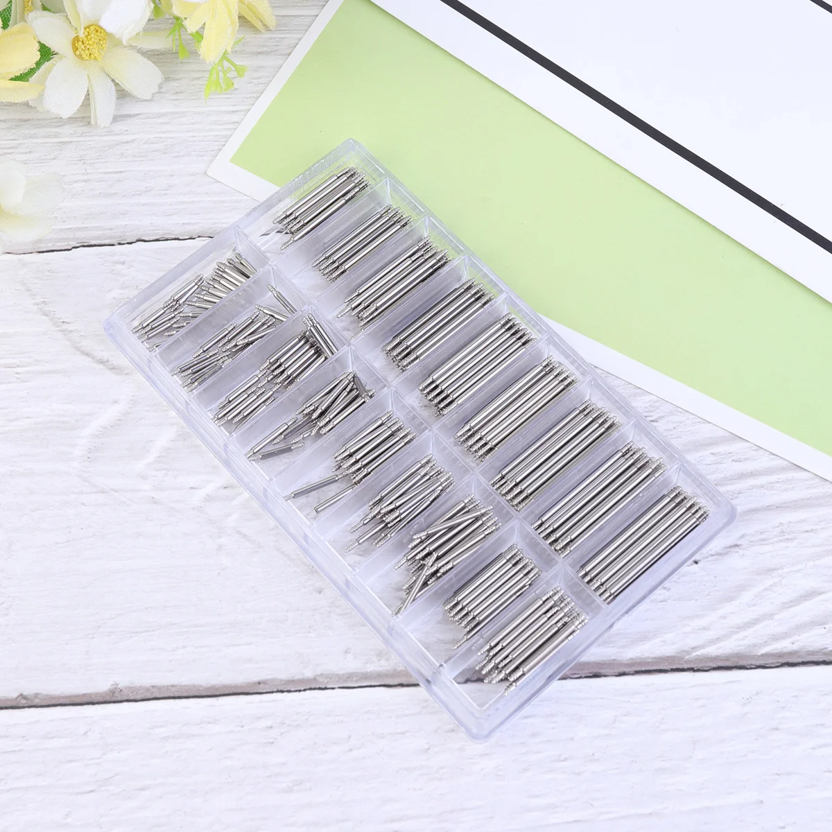 

360 Pcs Watch Pin Strap Repair Parts Wrist Band Spring Bars Adjustment Tool Accessory Kit Remover