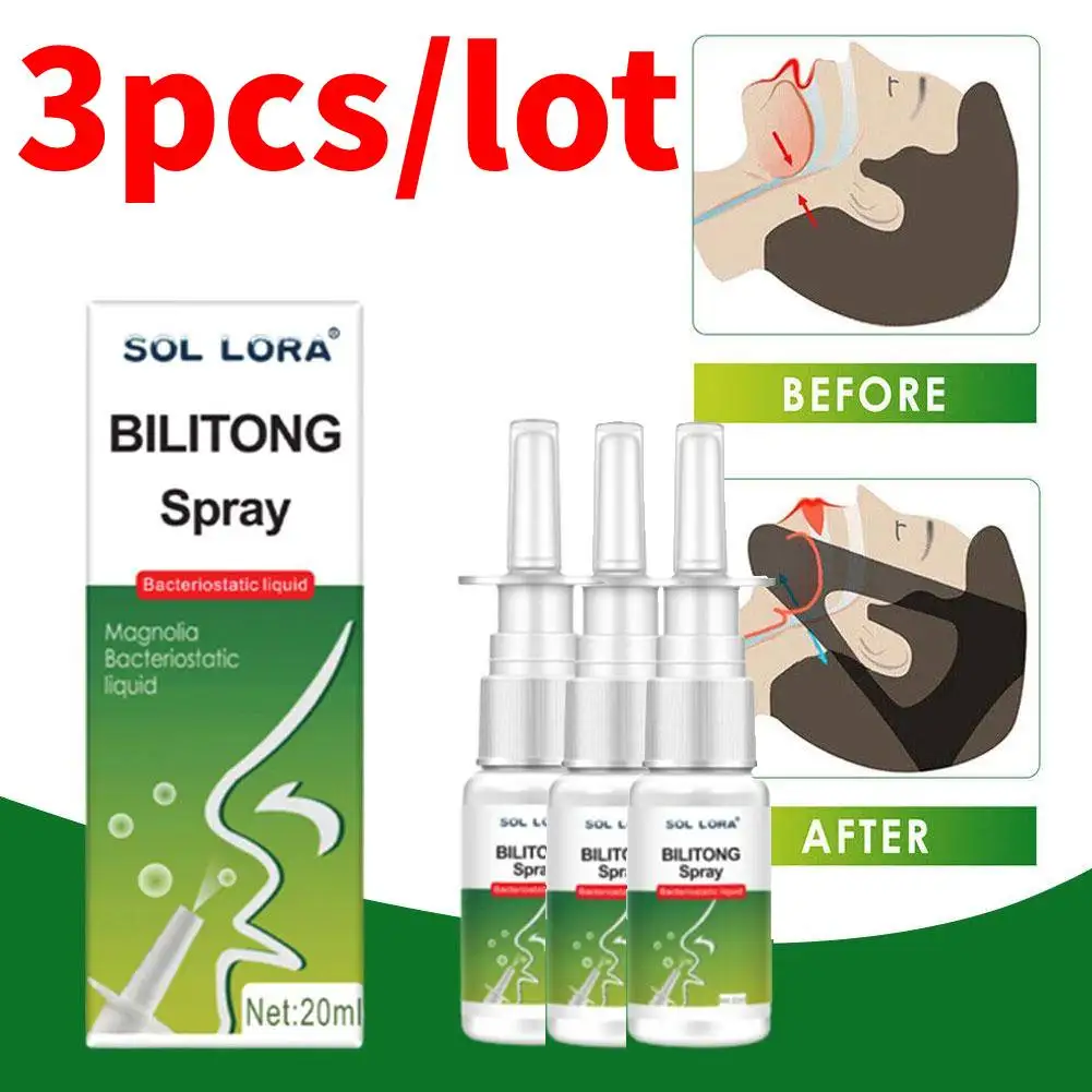 3pcs Nasal Spray Treatment Chronic Sinusitis Nasal Discomfort Nasal Drop Nose Itch Cool Herb Ointment Spray Health Care 2025