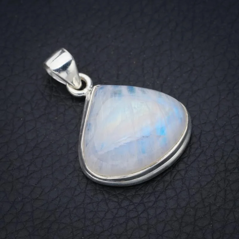 

StarGems Moonstone Handmade 925 Sterling Silver Pendant 1.25" F5047