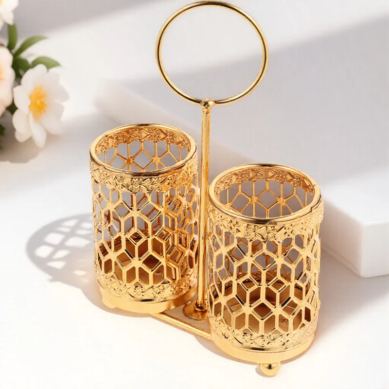 

Sturdy Material Utensil Holder Cutlery Organizer Large Capacity Kitchen Tableware Storage Spoon Holder Decorative