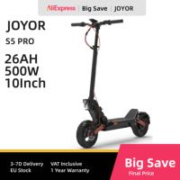 JOYOR S5 Pro (ABE)Electric Scooter 500W Motor ABE Certification 10-inch Tires 48V 26Ah Battery 25km/h Max Speed 70km