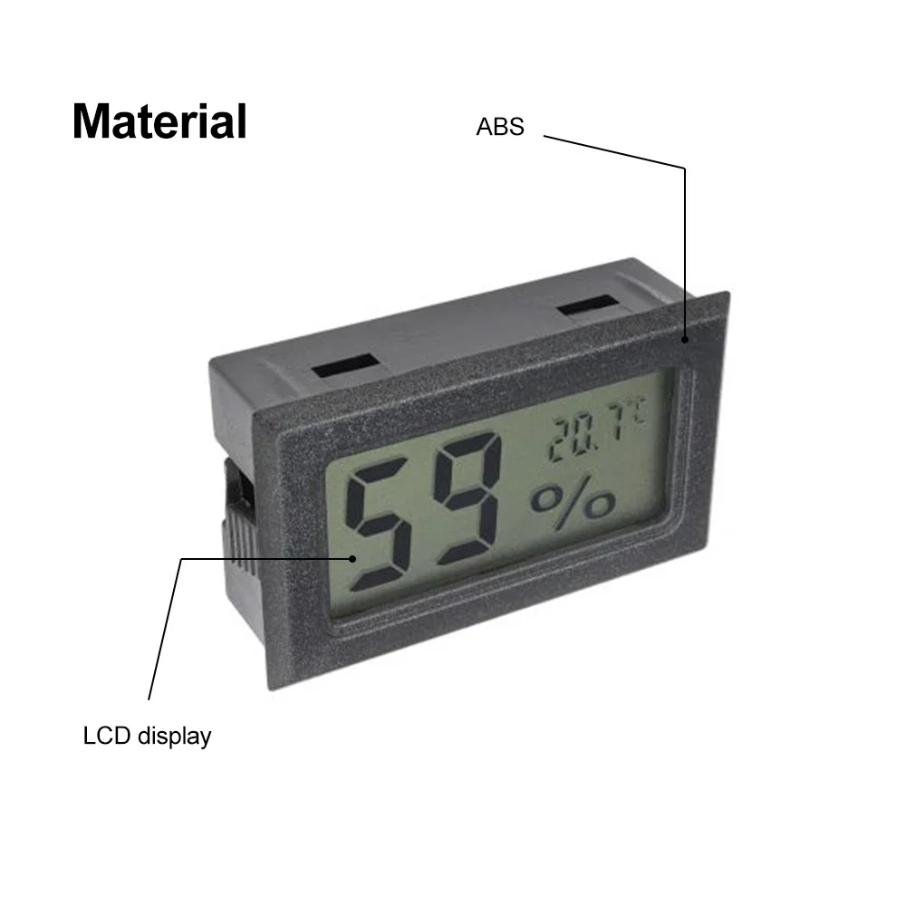 Mini termometro digitale igrometro misuratore di umidità della temperatura ambiente interna comodo Tester di umidità del sensore di temperatura LCD