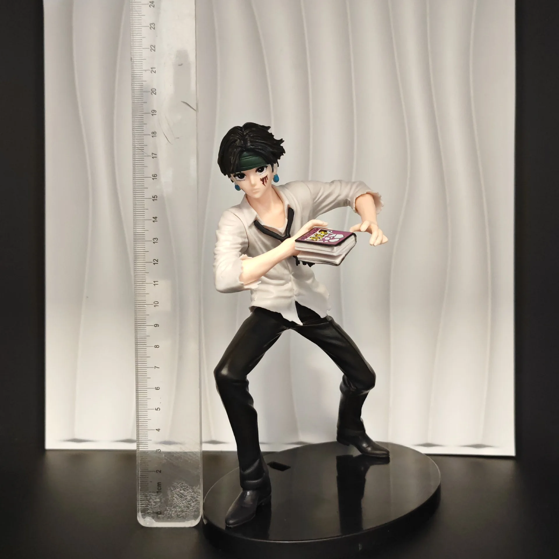 Hunter X Hunter Chrollo Lucilfer Phantom Troupe Leader Anime Action Figure Exquisite Statue Desktop Display Ornament Collect Toy view 5