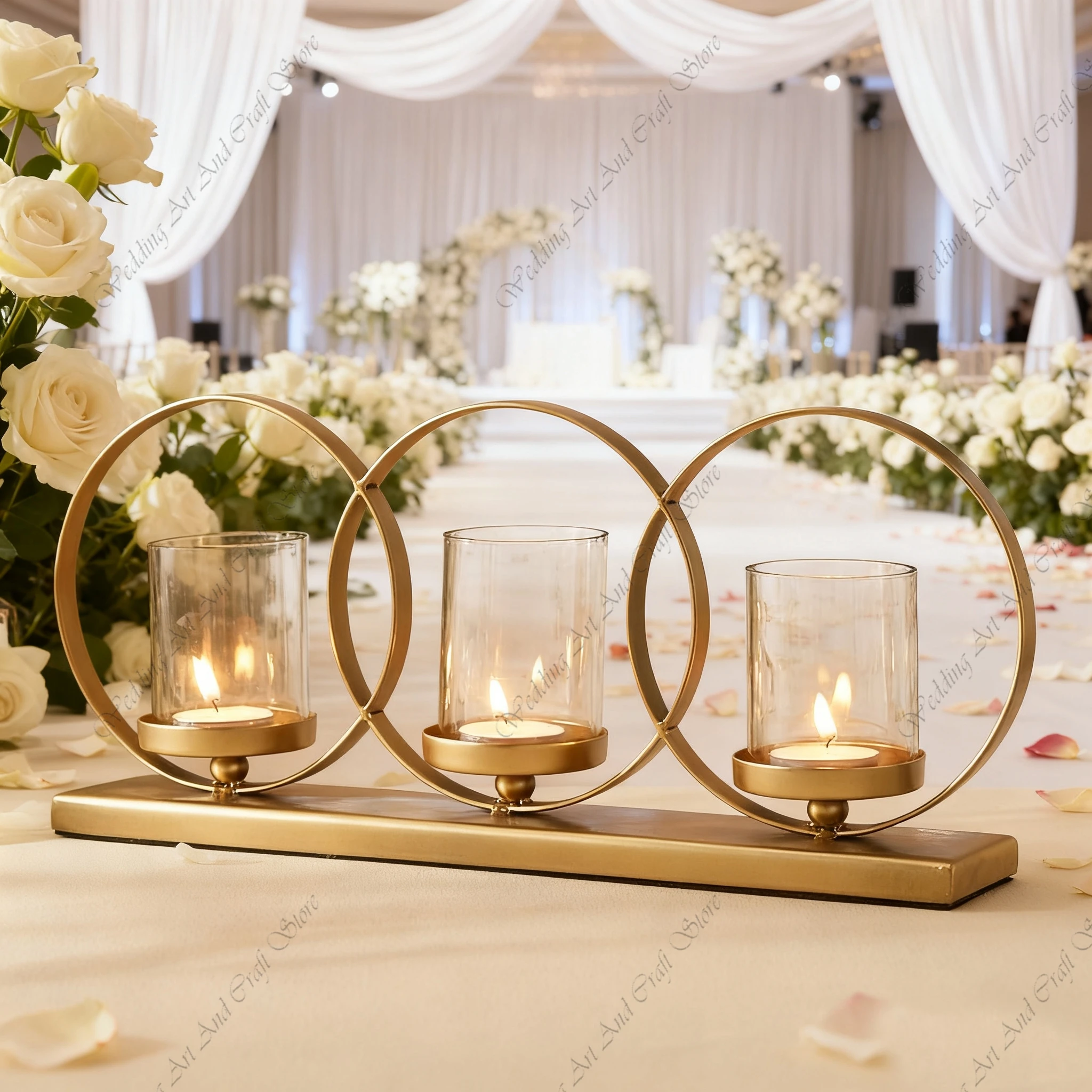 

5 шт. f30 свадебная свеча центральная часть металлические свечи фонарики золотой цветок свечи центральные части для обеденного стола ivy438