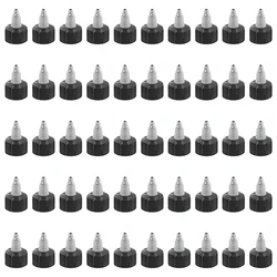 Twist Bottle Caps, 50Pcs Squeeze Bottle Cap Replacement Caps For Water Glue Dispensing Bottles Dispensing Caps