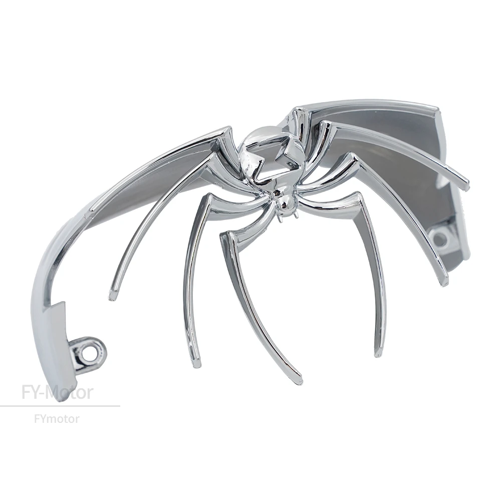 Задние фонари для мотоцикла, хромированная задняя крышка с пауком, подходит для Harley Low Rider FXDL Classic FLHTC