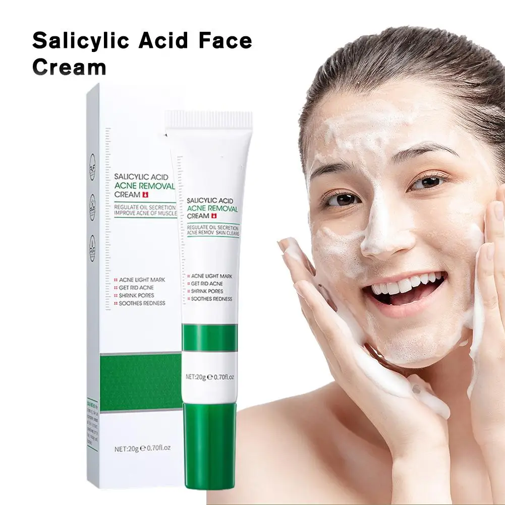 Crema restringente i pori dell'acido salicilico per la cura della pelle chiara Idrata lo siero dell'acido salicilico 20g/30ml X5E1
