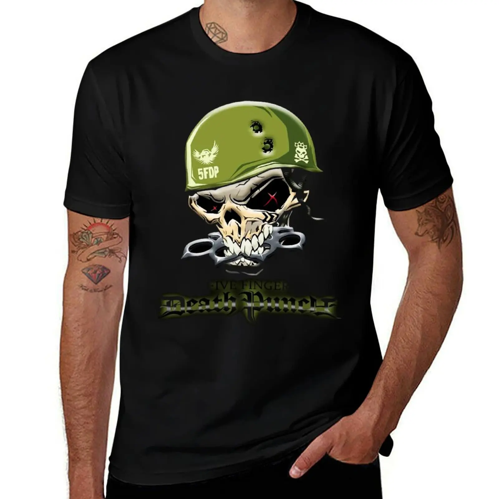 death punch T-Shirt t shirt custom print t shirts for man cotton soft t shirts with prints T-Shirt